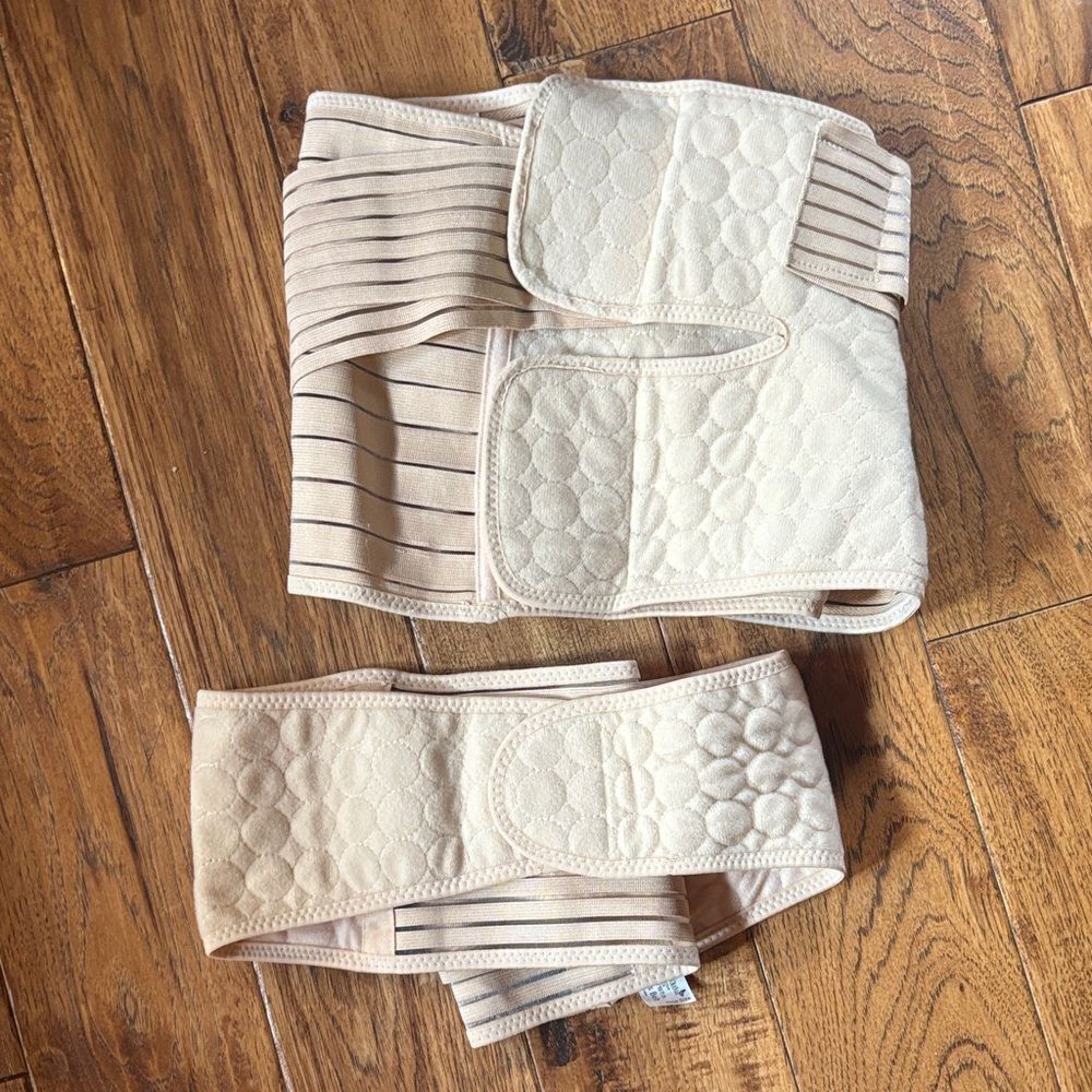 Women’s Cream Adjustable Waistbelt and pelvis belt
